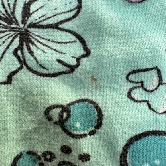 Disney 2T Girls The Little Mermaid Ariel Flounder Green Leggings Pants - Picture 3 of 5